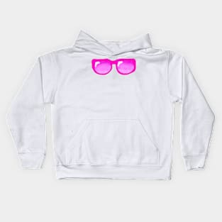 Pink Sunglasses Kids Hoodie